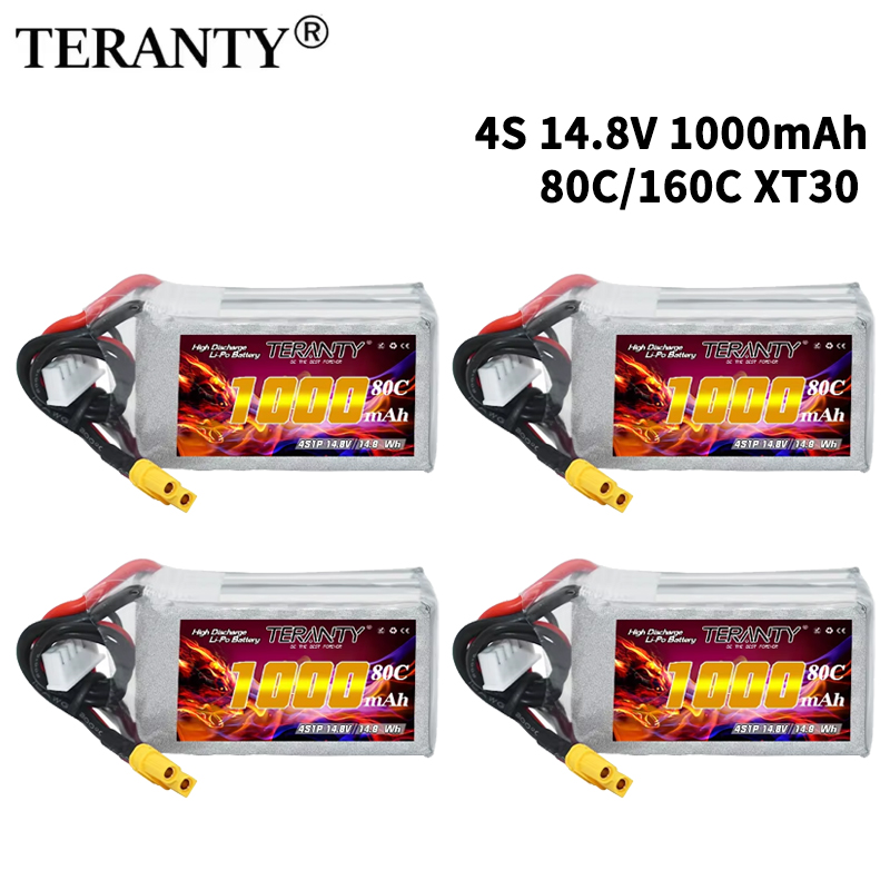 TERANTY 4S 1000mAh 14.8V 80C/1 - Drone Battery Connector review and price