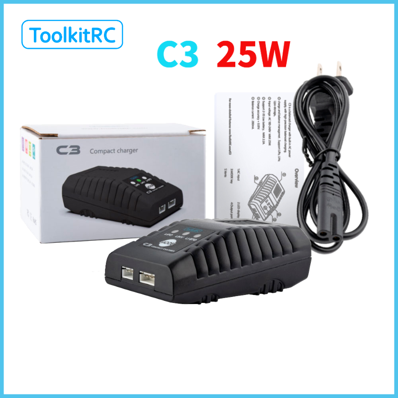 ToolkitRC C3 Balance Charger 2 - Drone Battery 3S review and price