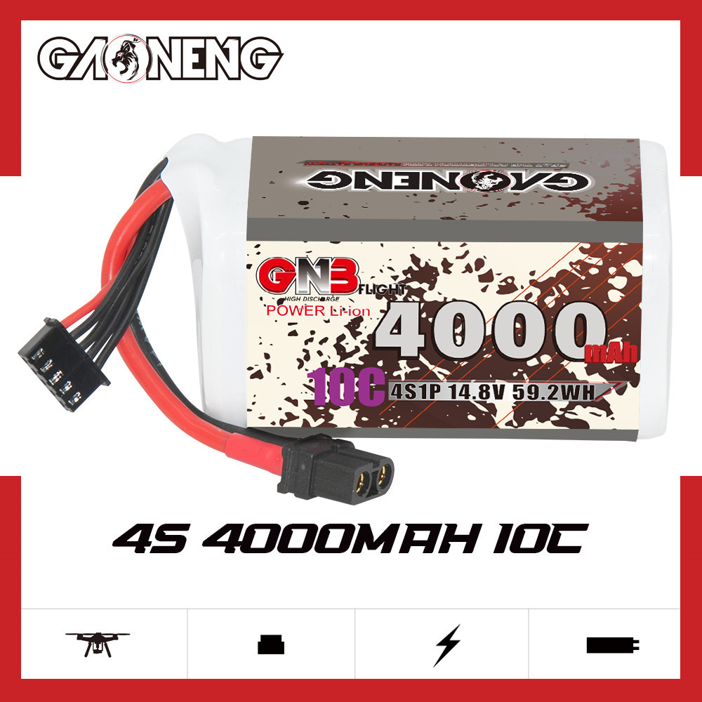 GNB 4000mAh 4S 14.8V 10C 20C W - Drone Battery Lipo review and price