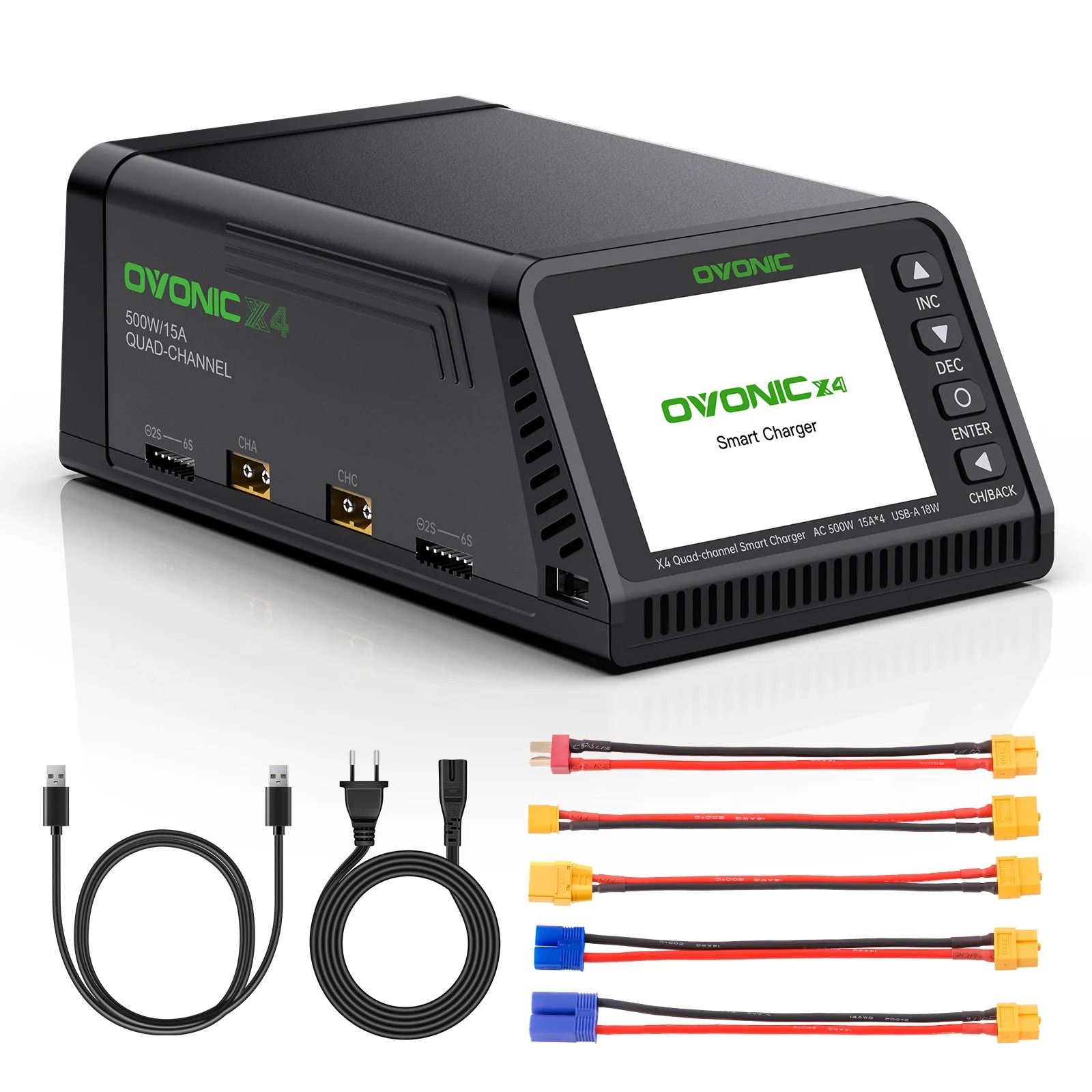 Ovonic X4 AC500W 4 Channel Sma - Drone Battery Smart review and price