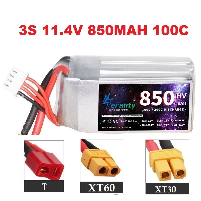 1/2/3PCS TERANTY 3S 11.4V Lipo - Drone Battery Connector review and price